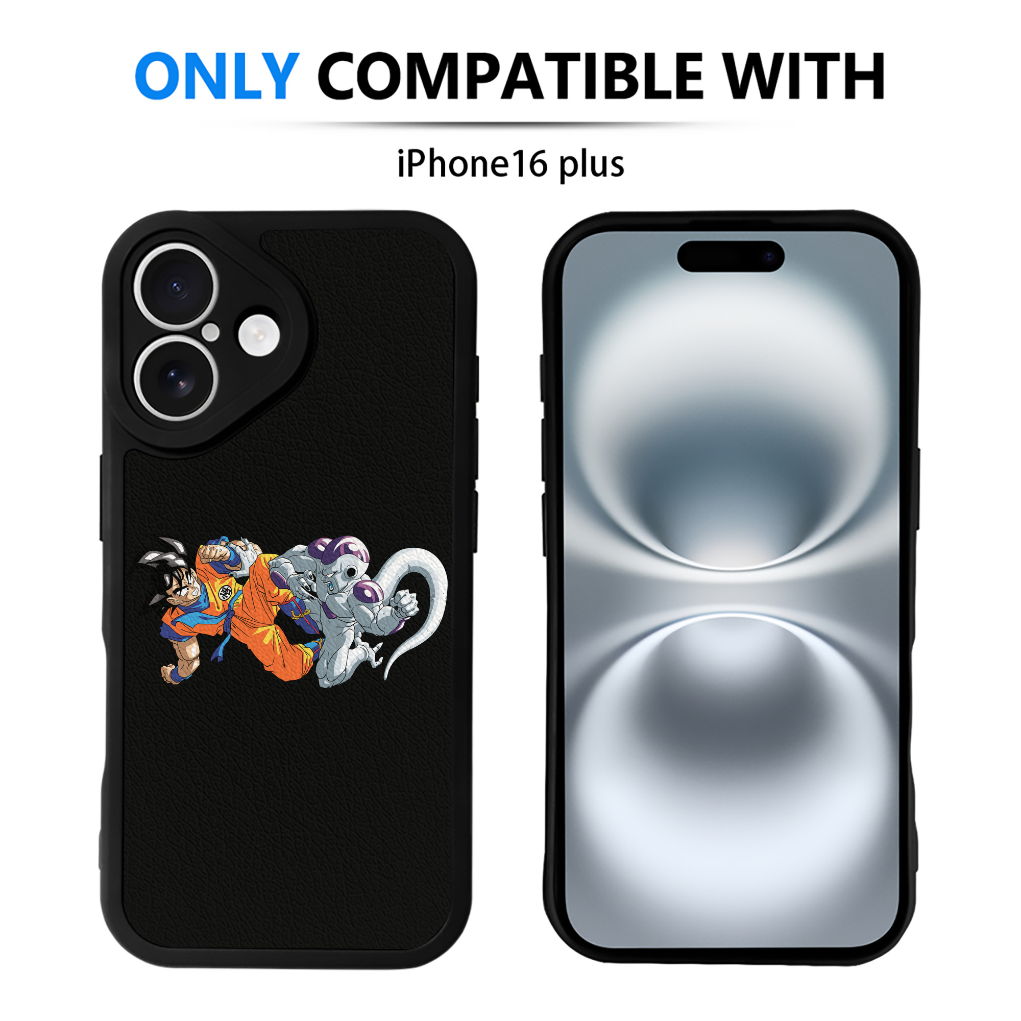 （画像用） ドラゴンボール 孫悟空（そん ごくう）Son Goku カカロット DRAGON BALL Kakarotto 【iPhone 16シリーズ対応】シリコンスマホケース（レザー調） 材質：シリコン